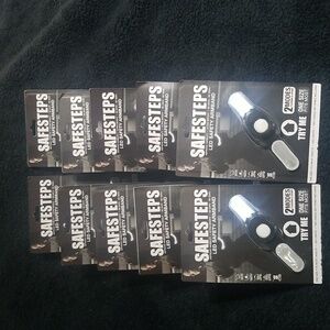 Lot of 10 Safety Steps Light-Up Lit Wristbands